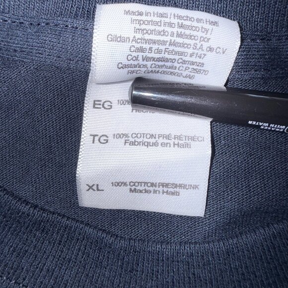 Gildan T-Shirt Mens XL Black Cotton Luke Bryan Graphic Tour Shirt - Picture 5 of 6